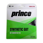 Prince Tennissaite Synthetic Gut Duraflex (Allround+Haltbarkeit) schwarz 12m Set
